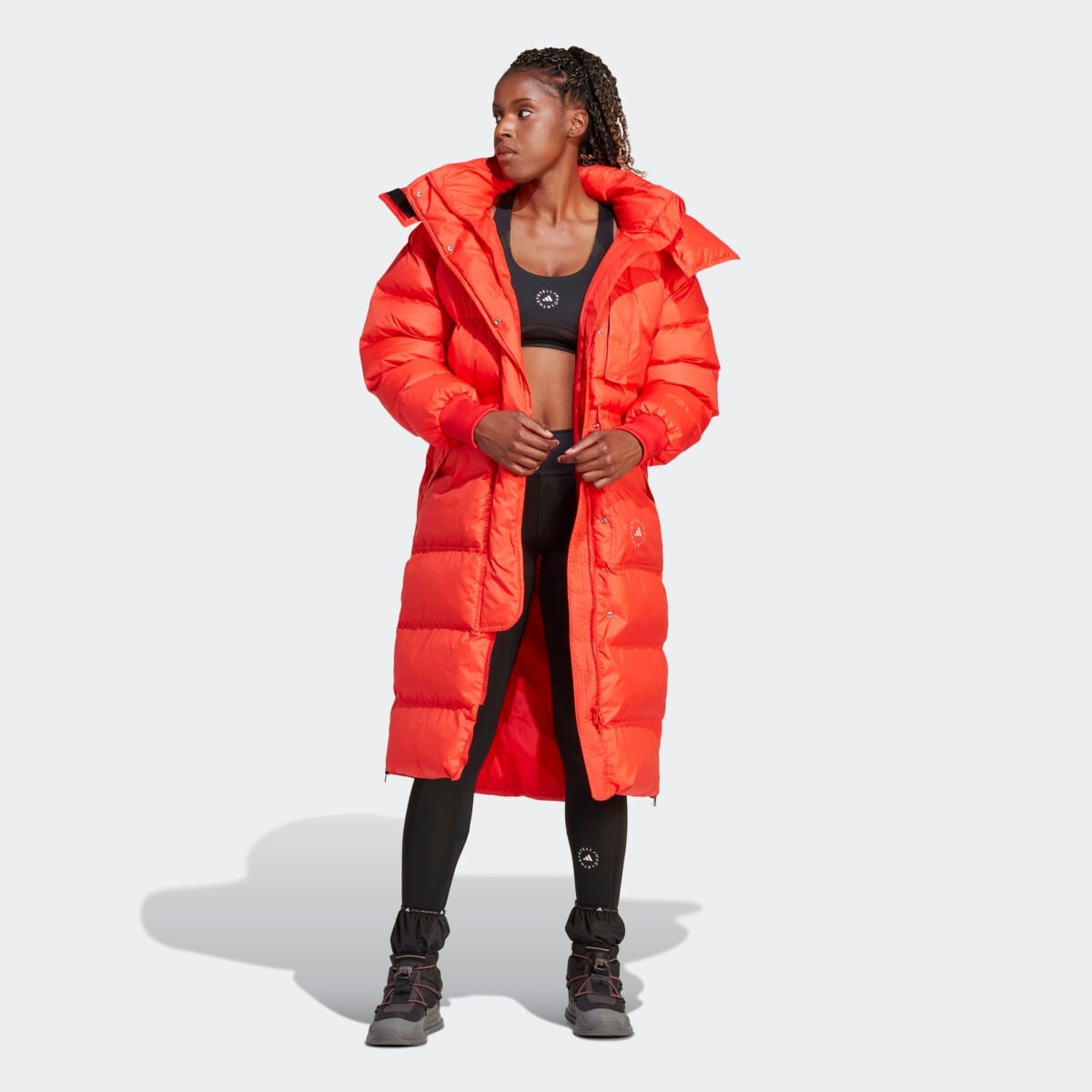 ADIDAS BY STELLA MCCARTNEY WOMENS TRUENATURE LONG PADDED JACKET