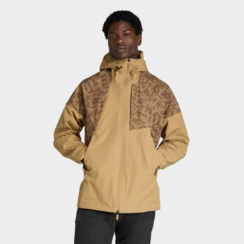  TERREX スキージャケット ベージュ/ブラウン ADIDAS TERREX XPERIOR 2.5 LAYER HYBRID PRIMEKNIT CLIMAPROOF JACKET