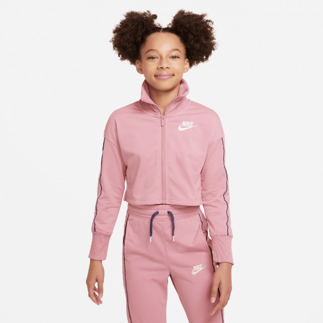 Girls pink nike tracksuit outlet
