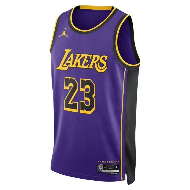 Los angeles lakers statement edition men s jordan dri fit nba swingman jersey Sportland