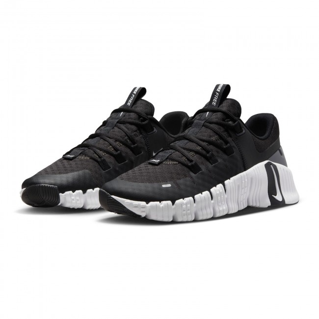 Free 5.0 women's training shoes - white/gray/black top