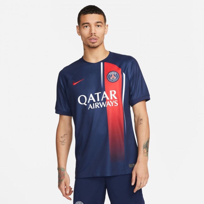 Nike paris saint germain 2023 24 stadium home men s dri fit football jersey Sportland