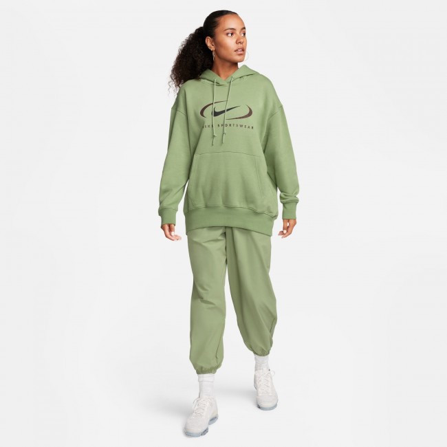 Oversized fleece hoodie women's best sale