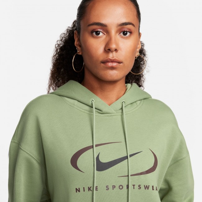 Nike sportswear women s oversized fleece pullover hoodie Sportland