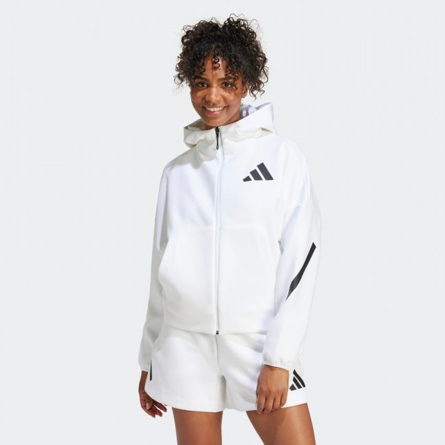 Adidas women s z.n.e. full zip hoodie Sportland