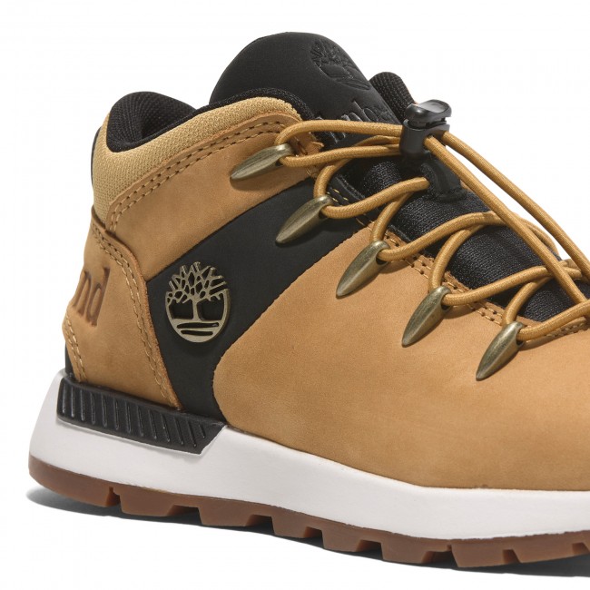 Timberland kids sprint trekker mid lace up trainers Sportland